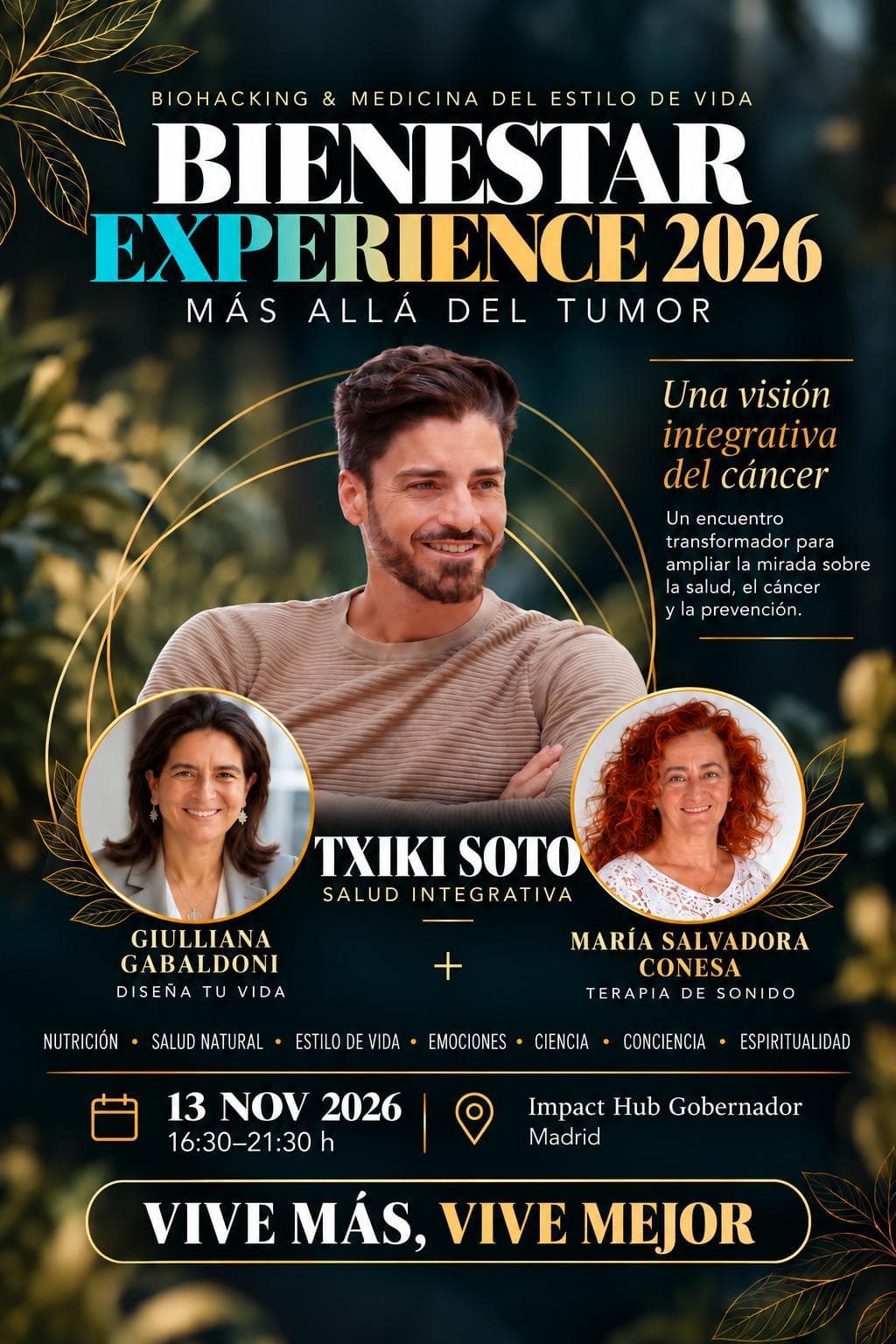 Bienestar Experience 2026 Más allá del tumor en Madrid